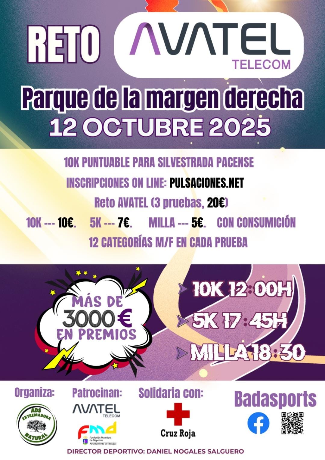 (12-10-2025) Reto AVATEL - BADAJOZ 2025 - Pulsaciones.NET