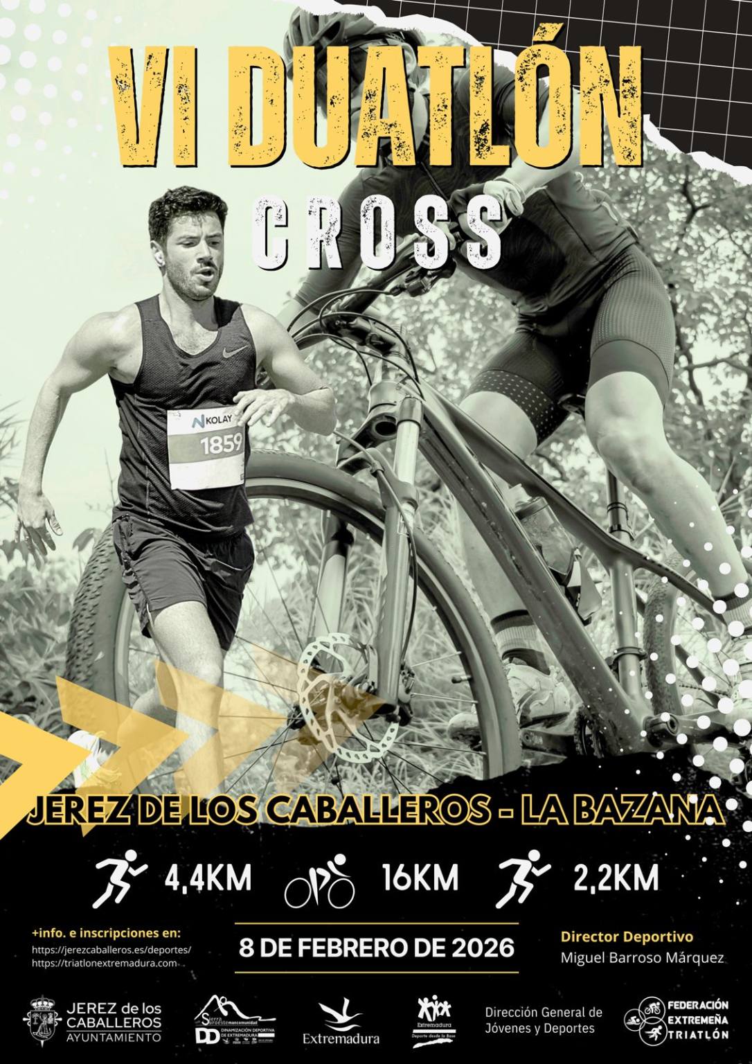 (08-02-2026) VI Duatlón Cros Jerez de los Caballeros – La Bazana